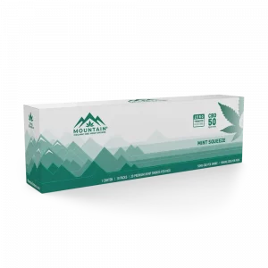 MOUNTAIN SMOKES Mint Squeeze Flavor 50mg Carton of Ten (20 Pack)